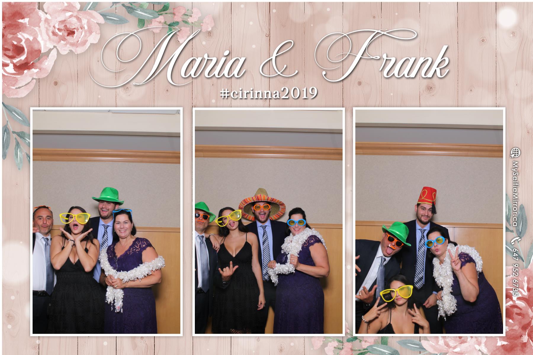 Wedding of Frank and Maria  | View more photos from the event at gallery.myselfiemirror.ca/u/romanmyselfiemirrorca/Wedding-of-Frank-and-Maria